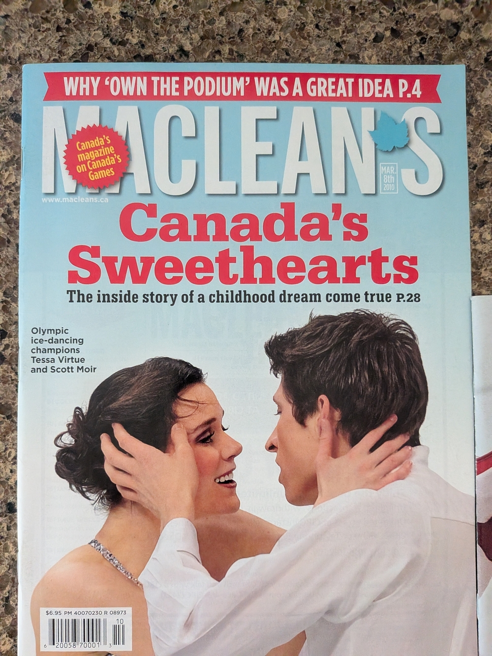 Maclean's Canada's Sweethearts Collectible Magazine